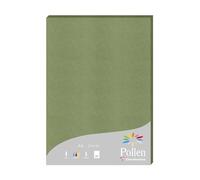 Clairefontaine 24270C - Zestaw 25 arkuszy papieru do zaproszeń i korespondencji - format A4 (21 × 29,7 cm) - 210 g/m² - kolor szałwiowy - kolekcja Pollen - papier premium gładki