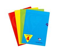Clairefontaine 294161AMZC - Conf. 4 quaderno p.met A4 21x29,7 cm 96 p 90g