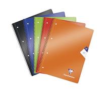 Clairefontaine 304256C, Mimesys quaderno spiralé polypro 240p, 22,5x29,5cm