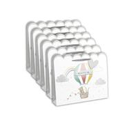 Clairefontaine 30471-6Cpack - Confezione da 6 sacchetti regalo Excellia, formato shopping, 37,3 x 11,8 x 27,5 cm, 210 g, motivo: borsa per bambini, ideale per: giochi da tavolo, puzzle