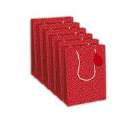 Clairefontaine 30633-2Cpack - Confezione da 6 sacchetti regalo Excellia, formato grande, 26,5 x 14 x 33 cm, 210 g, motivo: cuori, confezione regalo, ideale per: giochi da tavolo, puzzle