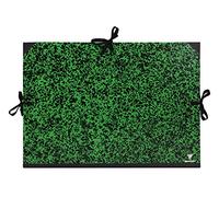 Clairefontaine 31100C - Cartella da Disegno Annonay chiusura a 3 cordoni 26x33 cm, Verde