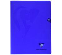 Clairefontaine 322362C un quaderno a punto metallico Mimesys Blu marino - 24x32 cm - 96 pagine a quadretti piccoli - Carta bianca 90g - copertina in polipropilene