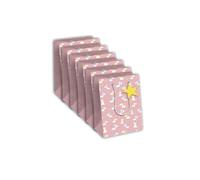 Clairefontaine 32466-3Cpack - Confezione da 6 sacchetti regalo Excellia, formato medio, 21,5 x 10,2 x 25,3 cm, 210 g, motivo: unicorni, confezione regalo, ideale per: libro, gioco, piccoli regali