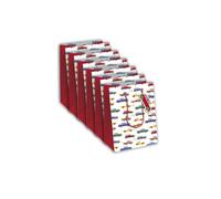 Clairefontaine 32472-3Cpack - Confezione da 6 sacchetti regalo Excellia, formato medio, 21,5 x 10,2 x 25,3 cm, 210 g, motivo: auto per bambini, confezione regalo, ideale per: libro, gioco, piccoli