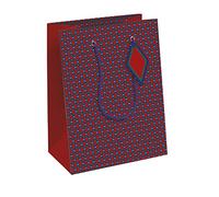Clairefontaine 32481-3C Sacchetto regalo Excellia, Formato Medio, 21.5 x 10.2 x 25.3 cm, 210g, Motivo forme geometriche, Confezione carta regalo, Ottimale per libri, piccoli regali