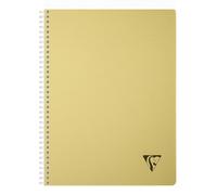 Clairefontaine 327122C - Linicolor cahier reliure intégrale 21x29,7cm 180p Q.5x5 ESSENCE Jaune paille