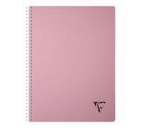 Clairefontaine 327124C - Linicolor cahier reliure intégrale 21x29,7cm 180p Q.5x5 ESSENCE Rose pétale
