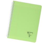 Clairefontaine 328716C collezione Linicolor fresco Quaderno a Spirale - 17x22 cm - 180 pagine a quadretti grandi - Carta Bianca 90g - copertina in polipropilene trasparente - colore casuale