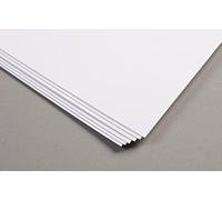 Clairefontaine 33015C - Confezione da 50 fogli di carta Bristol, DIN A3, 205 g, colore: Bianco