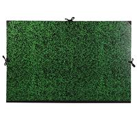 Clairefontaine 33600C - Cartella portadisegni Annonay chiusura a 3 cordoni 78x118 cm, verde