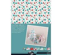 Clairefontaine 354598C - Una confezione da 40 fogi di cartoncino per le decorazioni 25x35 cm 160 g, colori Assortititi Natale