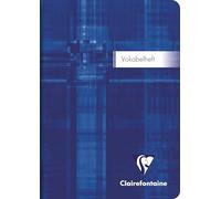 Clairefontaine 36479Cpack - Confezione da 10 quaderni vocabolari/rubriche DIN A6, 10,5 x 14,8 cm, a righe, con 1 trattino, 90 g, 32 fogli), 1 confezione da colori assortiti