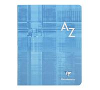 Clairefontaine 3748C CONFEZIONE DA 5 RUBRICHEa punto metallico - 17x22 cm - 96 pagine Quadretti grandi - Papier Blanc 90 g - copertina in carta laminata - colores casuales
