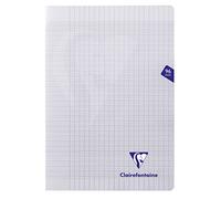 Clairefontaine 393161C Un Cahier Agrafé Mimesys neutro - A4 21x29,7 cm - 96 pagine Quadretti grandi - Papier Blanc 90 g - Couverdeure Polypro