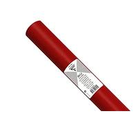 Clairefontaine 394006C - Rotolo da 24 fogli di carta velina da 18g/m² - Misura 50x75cm - carta fine delicata e resistente - Hobby creativo- Confezionamento e attività creative - Colore Rosso