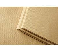 Clairefontaine 396003C - Risma carta Kraft marrone, vergata 125 fogli 50x65 cm 90 g