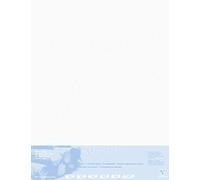 Clairefontaine 396010C Passepartout Pastelmat, 70 x 100 cm, 5 Fogli, Bianco