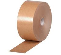Clairefontaine 396802C Rotolo Kraft Gommato - Nastro Adesivo in Carta Kraft Marrone - 7 cm x 200 m - Ø 30 mm - Utile per fissare il supporto per l' acquerello o il cartonnage