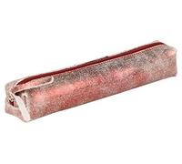 Clairefontaine 410067C Trousse slim Ruby in vera pelle, color Rosso brillante