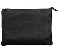 Clairefontaine 410138C Pochette in vera pelle, color Nero