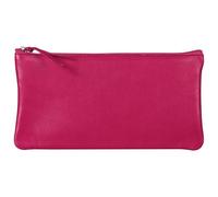 Clairefontaine 410168C Trousse piatta in vera pelle, color Fragola