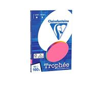 Clairefontaine 4171C Trophée Mini ReSMA de carta, 50 fogli, A4, 160 g, Fucsia