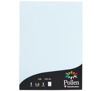 Clairefontaine 4201C - Astuccio da 50 fogli - Formato A4 (21x29,7cm) - 120g/m² - Colore blu - Inviti Eventi e Corrispondenza - Gamma Pollen - Carta Premium Liscia