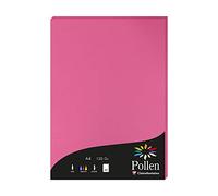 Clairefontaine 4221C - Astuccio da 50 fogli - Formato A4 (21x29,7cm) - 120g/m² - Colore fucsia - Inviti Eventi e corrispondenza - Gamma Pollen - Carta Premium Liscia