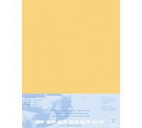 Clairefontaine 496022C Passepartout Pastelmat, 50 x 70 cm, 5 Fogli, Giallo
