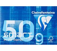 CLAIREFONTAINE 500 fogli Smart 50 g A4 210 x 297 mm certificato FSC bianco