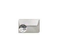 Clairefontaine 50071C - Pacco da 20 Busta autoadesive - Formato 9x14cm - 120g/m² - Colore Argento -InvitI Eventi e Corrispondenza - Gamma Pollen - Carta Premium Liscia