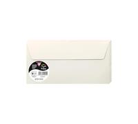 Clairefontaine 5055C - Pacco da 20 Buste autoadesive - Formato DL 11x22cm - 120g/m² - Colore Grigio perla -Inviti Eventi e Corrispondenza - Gamma Pollen - Carta Premium Liscia