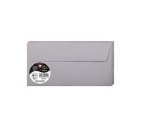 Clairefontaine 5325C - Pacco da 20 Buste autoadesive - Formato DL 11x22cm - 120g/m² - Colore Grigio Koala -Inviti Eventi e Corrispondenza - Gamma Pollen - Carta Premium Liscia