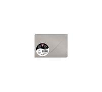 Clairefontaine 54070C - Pacco da 20 Buste gommate - Formato 7,5x10cm - 120g/m² - Colore Argento -InvitI Eventi e Corrispondenza - Gamma Pollen - Carta Premium Liscia