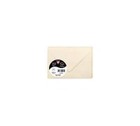 Clairefontaine 5440C - Pacco da 20 Buste gommate - Formato 7,5x10cm - 120g/m² - Colore Avorio -Inviti Eventi e Corrispondenza - Gamma Pollen - Carta Premium Liscia