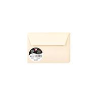 Clairefontaine 5446C - Pacco da 20 Buste autoadesive - Formato C6 11,4x16,2cm - 120g/m² - Colore Avorio -Inviti Eventi e Corrispondenza - Gamma Pollen - Carta Premium Liscia
