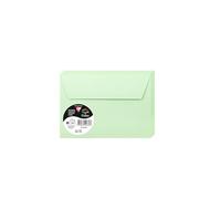 Clairefontaine 5476C - Pacco da 20 Buste autoadesive - Formato C6 11,4x16,2cm - 120g/m² - Colore verde -Inviti Eventi e Corrispondenza - Gamma Pollen - Carta Premium Liscia