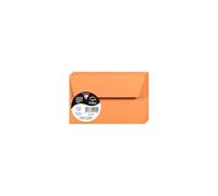 Clairefontaine 5491C - Pacco da 20 Buste autoadesive - Formato 9x14cm - 120g/m² - Colore mandarino -Inviti Eventi e Corrispondenza - Gamma Pollen - Carta Premium Liscia