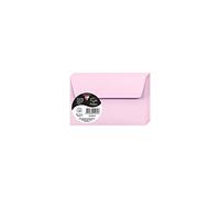 Clairefontaine 5531C - Pacco da 20 Buste autoadesive - Formato 9x14cm - 120g/m² - Colore rosa confetto -Inviti Eventi e Corrispondenza - Gamma Pollen - Carta Premium Liscia