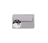 Clairefontaine Buste autoadesive 55321C 9x14 cm 120 g/m² Carta premium liscia Grigio Koala Pacco 20