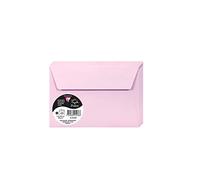 Clairefontaine 5536C - Pacco da 20 Buste autoadesive - Formato C6 11,4x16,2cm - 120g/m² - Colore rosa confetto -Inviti Eventi e Corrispondenza - Gamma Pollen - Carta Premium Liscia