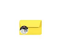 Clairefontaine 5561C - Pacco da 20 Buste autoadesive - Formato 9x14cm - 120g/m² - Colore giallo sole -Inviti Eventi e Corrispondenza - Gamma Pollen - Carta Premium Liscia