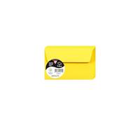 Clairefontaine Buste autoadesive 5561C - Pacco da 20 9x14 cm 120 g/m² Giallo Sole - Gamma Pollen