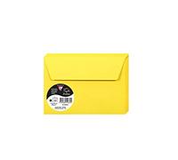 Clairefontaine 5566C - Pacco da 20 Buste autoadesive - Formato C6 11,4x16,2cm - 120g/m² - Colore giallo sole -Inviti Eventi e Corrispondenza - Gamma Pollen - Carta Premium Liscia