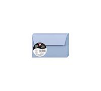 Clairefontaine 55721C - Pacco da 20 Buste autoadesive - Formato 9x14cm - 120g/m² - Colore blu lavanda -Inviti Eventi e Corrispondenza - Gamma Pollen - Carta Premium Liscia