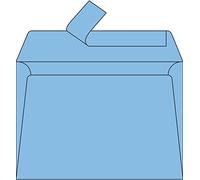 Clairefontaine 55726C - Pacco da 20 Buste autoadesive - Formato C6 (11,4x16,2cm) - 120g - Colore blu lavanda -Inviti Eventi e Corrispondenza - Gamma Pollen - Carta Premium Liscia