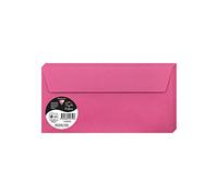 Clairefontaine 5575C - Pacco da 20 Buste autoadesive - Formato DL 11x22cm - 120g/m² - Colore fucsia -Inviti Eventi e Corrispondenza - Gamma Pollen - Carta Premium Liscia