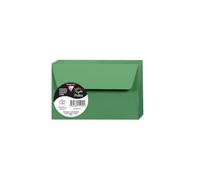 Clairefontaine 5591C - Pacco da 20 Buste autoadesive - Formato 9x14cm - 120g/m² - Colore verde pino -Inviti Eventi e Corrispondenza - Gamma Pollen - Carta Premium Liscia
