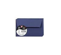Clairefontaine 5641C - Pacco da 20 Buste autoadesive - Formato 9x14cm - 120g/m² - Colore Blu notte -Inviti Eventi e Corrispondenza - Gamma Pollen - Carta Premium Liscia
